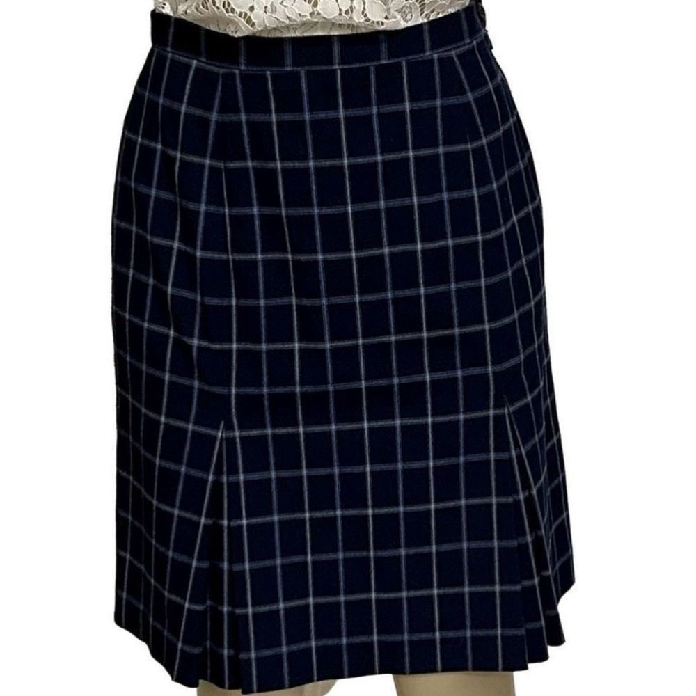 Josephine Chaus Studio A-Line Skirt Women's Size 8 Mini Checkered Print